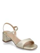 Kirk_25_Lmt Shoes Sling Backs Heeled Slingbacks Gold UNISA