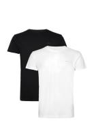 C-Neck T-Shirt 2-Pack Tops T-Kortærmet Skjorte Black GANT