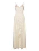 Satin Lace Maxi Dress Designers Maxi Dress White ROTATE Birger Christe...