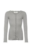 Rkbalta Modal Ls Lace Cardigan Tops T-shirts Long-sleeved T-Skjorte Gr...