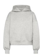 Over D Scuba Hoodie Tops Sweatshirts & Hoodies Hoodies Grey Weekday
