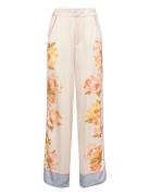 Pia Pants Bottoms Trousers Wide Leg Cream Malina