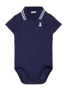 Bodysuit Bodies Short-sleeved Navy United Colors Of Benetton