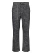 Akjan Twill Contrast Pants Bottoms Trousers Casual Grey Anerkjendt