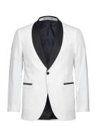 Tuxedo Shawl Blazer Smoking White Michael Kors