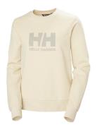 W Hh Logo Crew Sweat 2.0 Sport Sweatshirts & Hoodies Sweatshirts Cream...