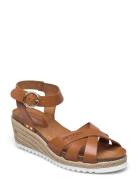 Selma Espadrillos Med Hæl Sandal Brown SWEEKS