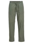 Jpstkane Jjsummer Linen Blend Jogger Sn Bottoms Trousers Casual Khaki ...