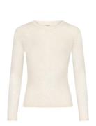 Averyiw Blouse Tops Shirts Long-sleeved Cream InWear
