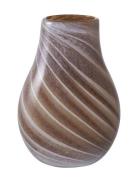 Jora - Vase, Glass, Brown, Ø16X23 Cm Home Decoration Vases Small Vases...