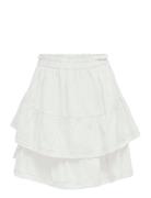 Kogesther Ladder Tape Skirt Wvn Dresses & Skirts Skirts Short Skirts W...