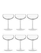Champagneskål I Meravigliosi 6 Stk. Home Tableware Glass Champagne Gla...