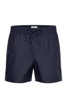 Medium Drawstring Badeshorts Navy Calvin Klein