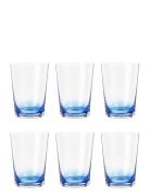 Hue Home Tableware Glass Drinking Glass Blue Broste Copenhagen