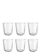 6 Facet Tumblers 27Cl Home Tableware Glass Drinking Glass Nude Eva Sol...