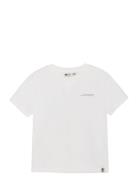 T-Shirt Backprint Tops T-Kortærmet Skjorte White Daily 7