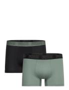 Puma Men Everyday Trunks 2P Boxershorts Green PUMA