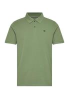Basic Polo W Tops Polos Short-sleeved Green Tom Tailor