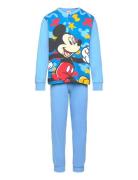 Pyjama Sets Sets With Long-sleeved T-shirt Blue Mickey Mouse
