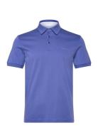 Mercerized Ss Polo Designers Polos Short-sleeved Blue GANT