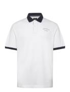 Heritage Ess Polo Designers Polos Short-sleeved White Hackett London