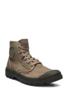 Pampa Hi Men High-top Sneakers Brown Palladium