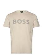 Tee Active Sport Men Sports Clothes Sport Tops Sport T-Skjorte Beige B...