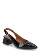 Sling Back Shoes Sling Backs Heeled Slingbacks Black Billi Bi