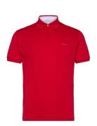 Mercerized Ss Polo Designers Polos Short-sleeved Red GANT