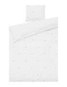 Daisy Bed Linen 140X200 Cm White/Light Blue Dk Home Textiles Bedtextil...