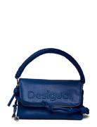 Half Venecia 3.0 Fant Bags Top Handle Bags Blue Desigual