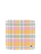 Checked Linen/Cotton Napkin Home Textiles Kitchen Textiles Napkins Clo...