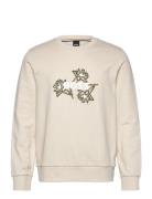 C-Soleri 120 Designers Sweatshirts & Hoodies Sweatshirts Cream BOSS