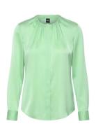 Banorah Tops Blouses Long-sleeved Green BOSS