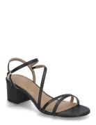 Emberlyn_San50_Vc Sandal Med Hæl Black BOSS