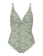 Lucca Swimsuit Badedragt Badetøj Green Missya