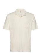 Terry Pocket Polo Egret Tops Polos Short-sleeved Cream Levi's®