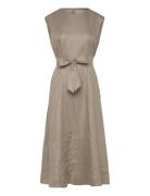 Palermo Dress Knælang Kjole Beige Balmuir