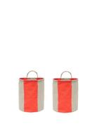 Kara Storage Basket Small - Set Of 2 Home Storage Storage Baskets Red ...