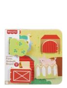 Wooden Farm Animals Board Toys Playsets & Action Figures Animals Multi...