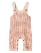 Nbfhalma Loose Knit Overall Lil Bottoms Dungarees Pink Lil'Atelier