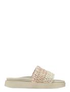 Loose Knitted Flade Sandaler Beige Inuikii