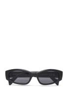 Slide Sunglasses Solbriller Black Weekday