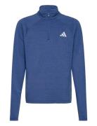 J Gt Pz Zip Ls Tops T-shirts Long-sleeved T-Skjorte Blue Adidas Sports...