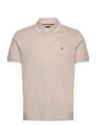 Ic Linen Pique Reg Polo Tops Polos Short-sleeved Beige Tommy Hilfiger
