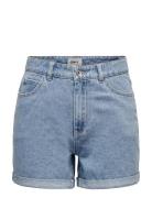 Onlvega Hw Mom Dnm Shorts Noos Bottoms Shorts Denim Shorts Blue ONLY