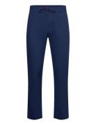 Sanderson-L Bottoms Trousers Linen Trousers Blue BOSS