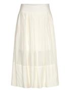 Cmmolly-Skirt Skirts Knee-length & Midi Skirts White Copenhagen Muse
