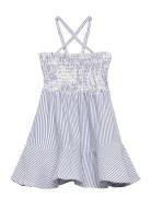 Striped Seersucker Dress Dresses & Skirts Dresses Casual Dresses Sleev...