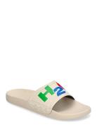 Resort Print Shoes Summer Shoes Sandals Pool Sliders Beige H2O